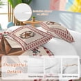 thumbnail image 3 of Country Star Plaid Bedding 3 Piece Duvet Cover Set California King, Retro Western Farmhouse Barn Berry Soft Microfiber Comforter Cover with Zipper Closure & Pillowcases, FadeResistant Quilt Cover, 3 of 9