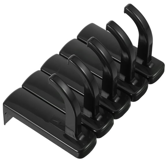 5 PCS Headset Holder Hook Monitor for Holders Monitors Headphone Stand Black