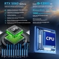 thumbnail image 2 of Laptop Gamer Thunderobot Zero 18 i9 RTX 5060 16 GB 1 TB SSD, 2 of 8