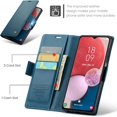 thumbnail image 3 of Funda tipo cartera para Samsung Galaxy A13 4G/5G con bloqueo RFID, tarjetero, soporte magnético, funda protectora de cuero con tapa para Samsung Galaxy A13 4G/5G de 6,5 pulgadas, 3 of 6