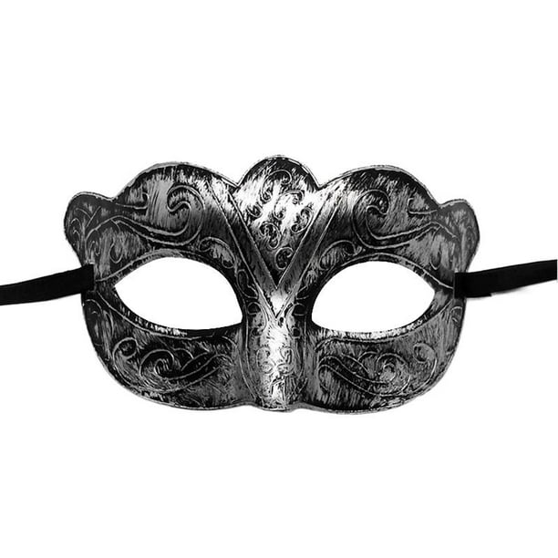 ZPAQI Vintage Eye Mask Blindfold Gothic Eye Shield Halloween Metallic