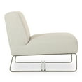 thumbnail image 3 of Moe's Home Collection Jules Outdoor Accent Chair Flecked Beige Fabric Chairs, 3 of 6