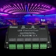thumbnail image 3 of Decodificador DMX de 12 canales, driver de tira de luz LED AZIMOM RGB dmx512 decodificador atenuador, 3 of 8
