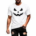 thumbnail image 2 of SJLDQY Halloween Mens Short Sleeve Tshirts Pumpkin Face Graphic Hallowmas T-Shirts for Men Casual Crew Neck Loose Fit Soft Tops, 2 of 4