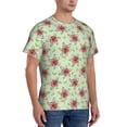 thumbnail image 5 of Rocae Lilies Flowers for Men's Moisture-Wicking Crew Tee - T-Shirt for Sports, Outdoor Activities, and Casual WearMedium, 5 of 9