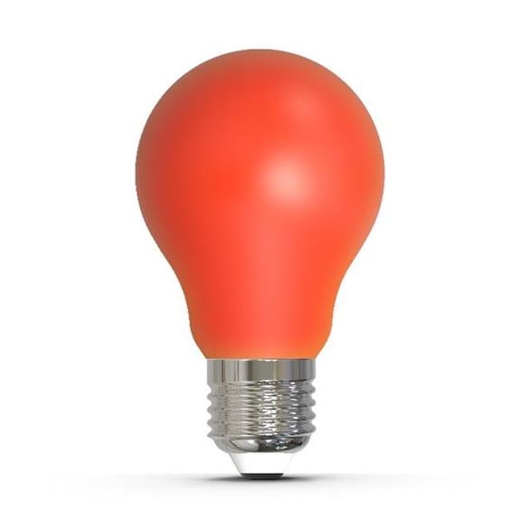 Bulbrite 862312 4.5W Dimmable A19 Shape Ceramic Red Filament LED Bulb - Pack of 10