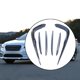 thumbnail image 3 of 6 Uds Luces Antiniebla Embellecedor Cubierta Aire Parachoques Spoiler Rejilla para Mercedes GLC W213 W253 Rejilla Listones Estilo de Coche Decoración Sunnimix Embellecedor de tiras de faros antiniebla, 3 of 7