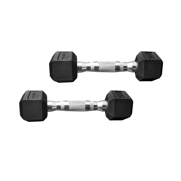 Mancuerna Hexagonal Discos Para Mancuernas Walmart 25 Libras Pesas