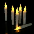 thumbnail image 2 of SHOWERORO Ensemble de 6 Bougies LED Sans Flamme de Couleur Assortie, Bougies Décoratives Sans Fumée pour Éclairage Domestique, 2 of 8