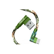 Agoz 10ft Camo L Shape USB-C Cable 90° Type-C FAST Charger for Samsung Galaxy S21, S20, S20 Ultra, Note 20, Note 10, 10 Plus, Note 9 8, S10  S10 S10e S10 5G S9, A10e A51 A71 A21 A12 A42 A32 A52 A21s