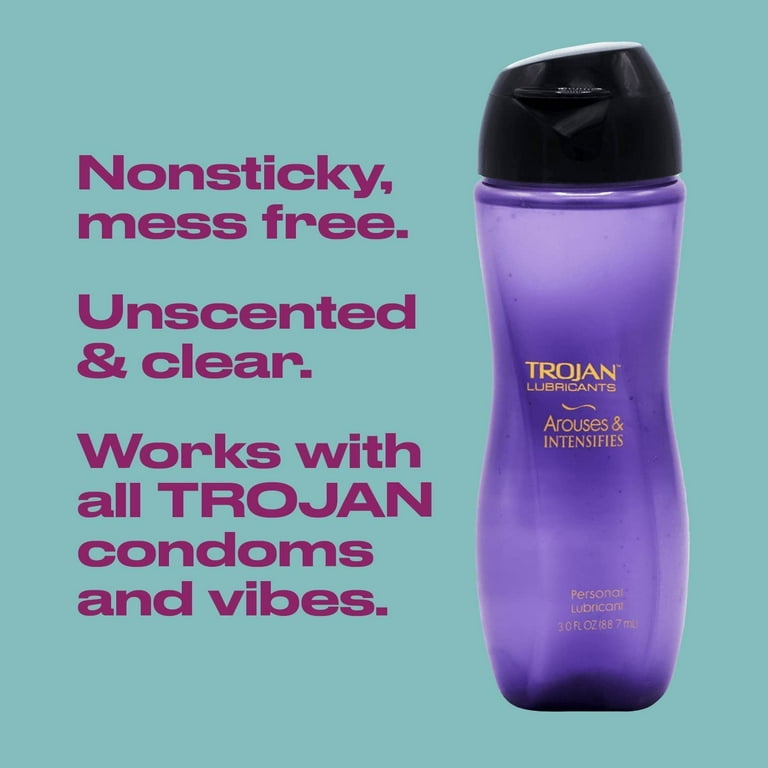 Trojan Lubricants Personal Lubricant Arouses & Intensifies - 3oz, Pack of 2 - Walmart.com Trojan Lubricants Personal Lubricant Arouses & Intensifies - 3oz, Pack of 2 - Walmart.com