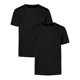 thumbnail image 1 of Under Armour Camiseta para hombre, pack de 2 – Performance Cotton Undershirts, lisa, cuello redondo, stretch Negro XL (X-Large), 1 of 5