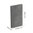thumbnail image 2 of Graphite Block Ingot Rectangle Graphite Electrode Plate 85x47.5x8mm for Melting Casting, Electrolysis, Pack of 2, 2 of 5