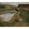 thumbnail image 3 of Eva Gonzalès 17x15 Black Modern Framed Museum Art Print Titled - On the Water (1880), 3 of 5