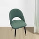 thumbnail image 3 of Funda para silla curvada Zulema Estiramiento alto color verde claro, 3 of 8