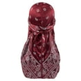 thumbnail image 1 of Pañuelo pirata de cola larga de ameba de seda de imitación para hombre y mujer., 1 of 1