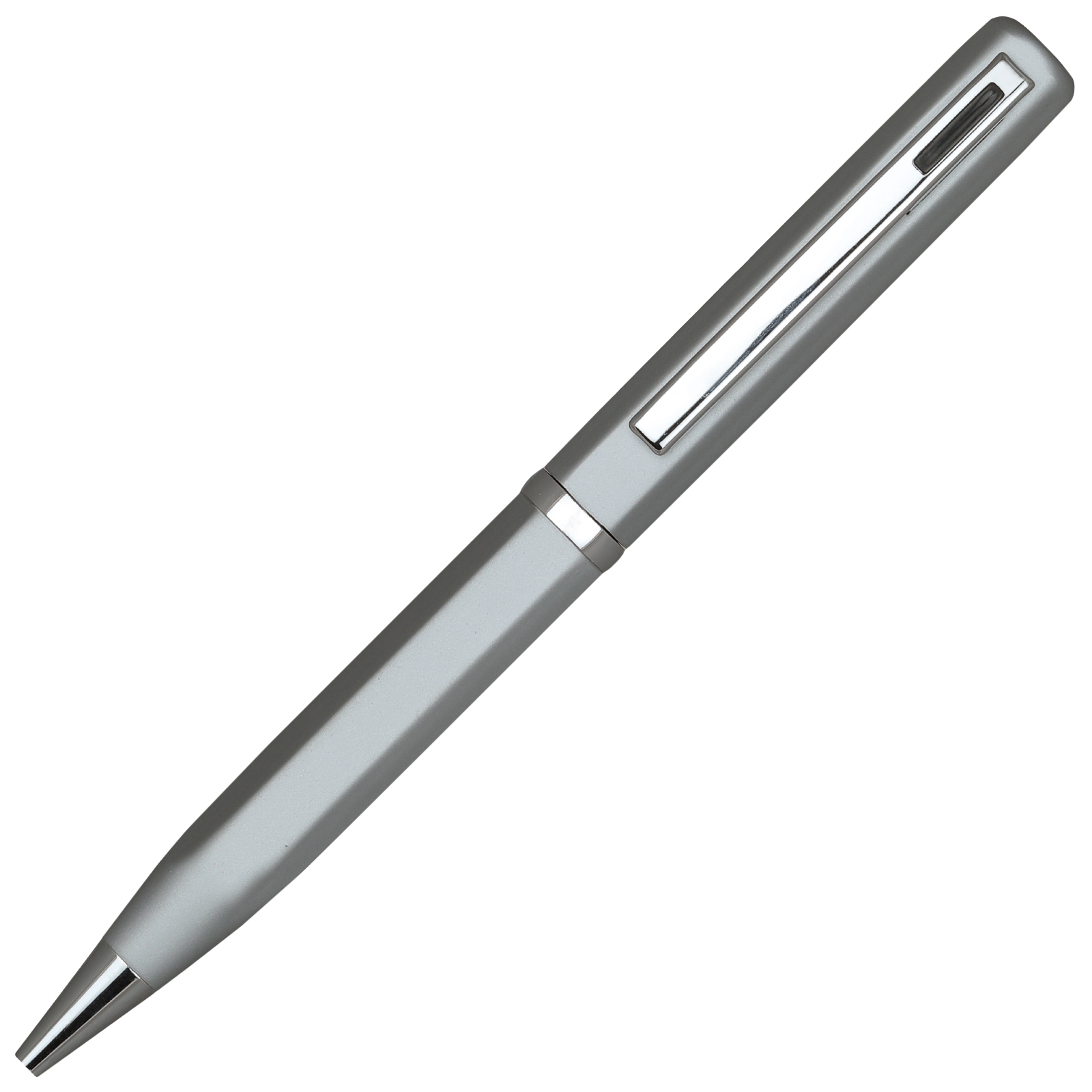 Elica Ball Pen - Silver with Single Gift Box Rosewood