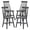 Black, variant on Farmhouse Dining Chairs Set of 2, Mid Century Modern Spindle Back Wooden Dining Room Chairs for Kitchen & Living Room, Walnut