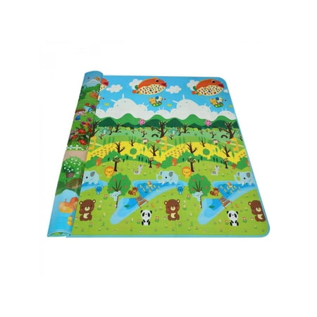 Lowest Price ever ! Baby Kids Play Mat Picnic Cushion Crawling Mat with Two Sides Playing Activity Pad DADEA