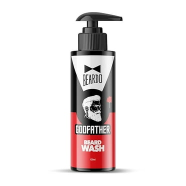 Beardo Godfather Beard Wash for men, 100ml | Aromatic, Woody Scent