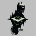 thumbnail image 2 of Women's The Batman Mirror Riddler Skyline  Graphic Tee Athletic Heather Large, 2 of 4