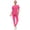 Shocking Pink, variant on Saint Scrubs Women’s Premium 9-Pocket Scrub Set – Modern Fit Soft V-Neck Top & Tapered Straight-Leg Medical Scrub Pants, Shocking Pink Medium