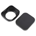 thumbnail image 1 of Camera Lens Hood, Screw in Lens Hood Shade with Cap, Alloy Accurate CNC Fine Processing, Square Metal Lens Hood Shade Protector for Camera, 1 of 7