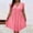 *Orange, variant on U Women's V Neck Flutter Sleeve A Line High Waist Dress with Crisscross, Solid Color Casual Dress Green,Womens Plus XXL