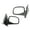 Black, variant on For Ford Explorer Sport Trac 2001 02 03 04 2005 Door Mirror Passenger Side | Power Glass | Manual Folding | Textured Black | Replacement For FO1321241 | 1L5Z17682BAA