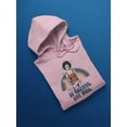 thumbnail image 3 of Be Positive Live Well Groovy Hoodie Women -Image by Shutterstock, Female XX-Large, 3 of 4