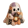 thumbnail image 2 of Little Ghost's Cozy Halloween DIY Patchwork Kit, with Pre-Cut Fabric, Stuffing & Accessories, Halloween Decoration & Gift（G）, 2 of 6