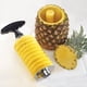 thumbnail image 4 of Sywqhk Pelador de piña de acero inoxidable, cortador de frutas, herramientas de cocina (negro) Sywqhk Para estrenar, 4 of 9