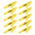 thumbnail image 1 of Battery Cable Clamp, Pure Copper 30V-60V 10A Wire Test Clip  For Ships RVs Trucks Cars Yellow, 1 of 8
