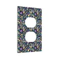 thumbnail image 6 of Zufioo Purple-Gold Triangles Print Switch Wall Plate, Dustproof and Heat-resistant Decorative Wall Switch Cover, Suitable for Residential and Commercial Areas-Mid-size, 6 of 8