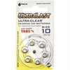 Ultralast Ultra-Clear Hearing Aid Batteries UL10HA