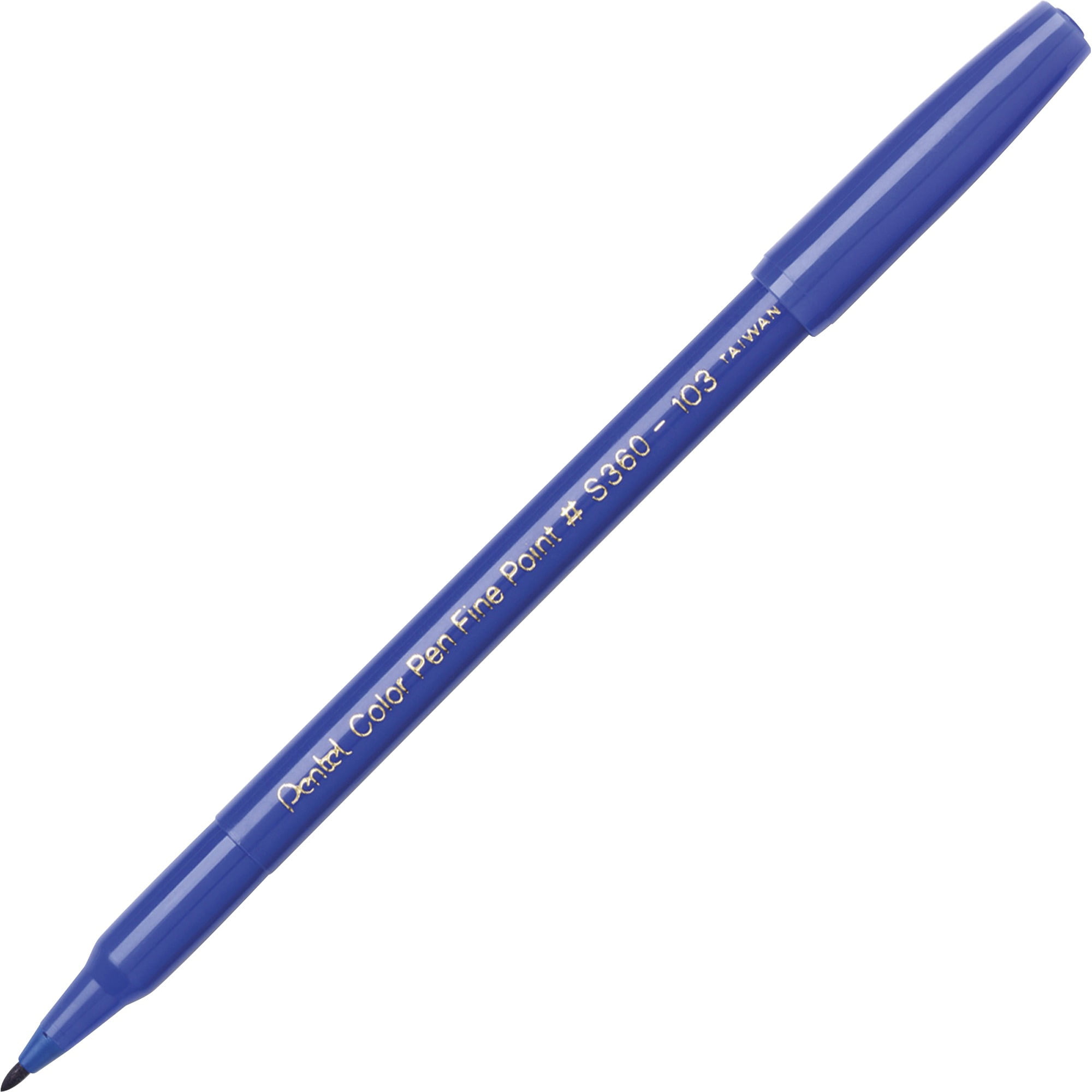S360-24 NEW Pentel Arts Color Pen Fine Point Markers 24-Pack Assorted Colors 