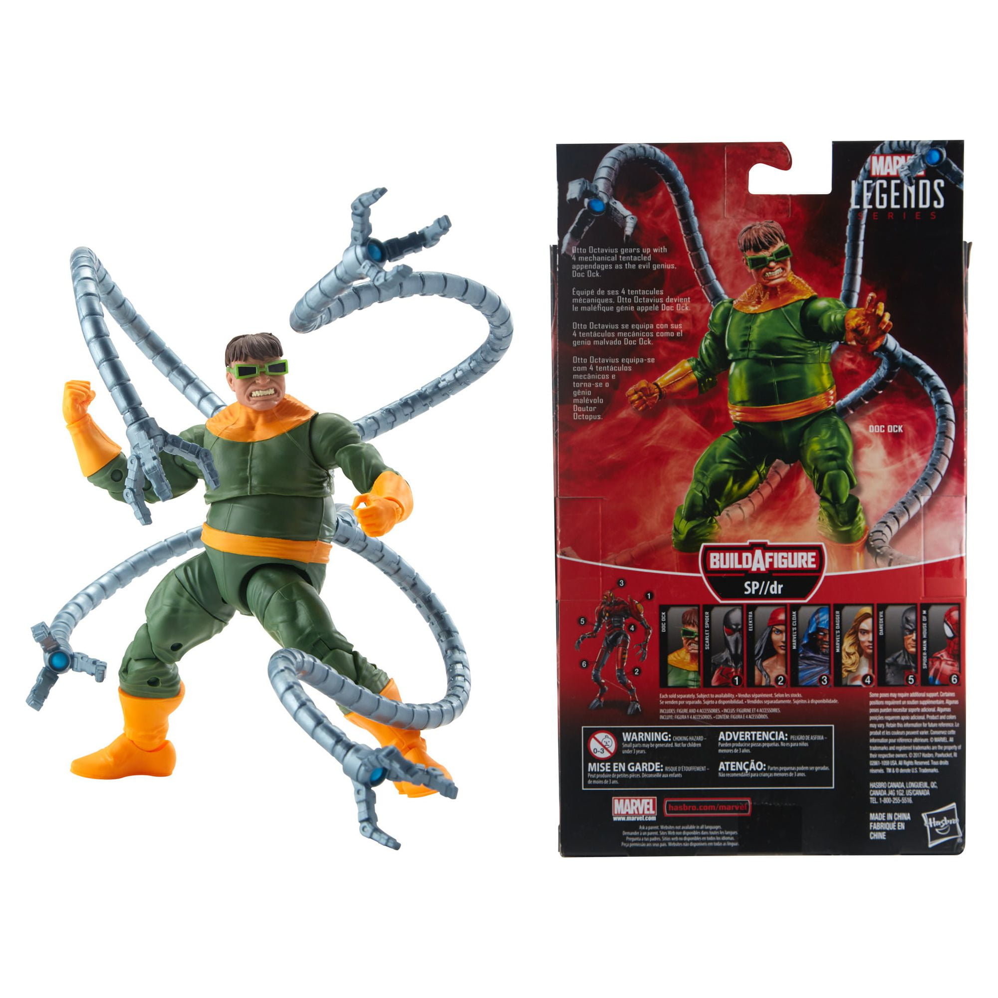  Spider-Man Legends Series 6-inch Doc Ock : Toys & Games