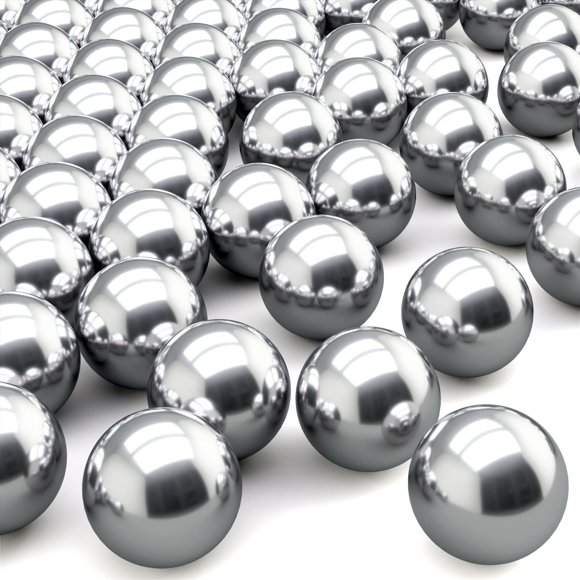 PAGOW 100 bolas para mezclar pintura, esmalte de uñas, bolas de rodamiento de acero inoxidable 316, 0.217 in/abr. 0,22""