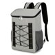 thumbnail image 1 of Refrigerador de mochila de gran capacidad para picnics al aire libre, senderismo, pesca (gris), 1 of 9