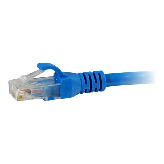 C2G 25ft Cat6 Snagless UTP Unshielded Ethernet Network Patch Cable (TAA) - Blue - Patch cable - TAA Compliant - RJ-45 (M) to RJ-45 (M) - 7.6 m - UTP - CAT 6 - molded, snagless, stranded - blue