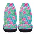 thumbnail image 4 of XYZCANDO Car Seat Covers Tropical Hibiscus Print 2 Pack Car Front Seat Covers All Seasons Sedan Auto Truck Breathable Interior Decor Car Seats Protector, 4 of 9