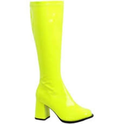 Neon yellow booties Clearance