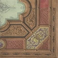 thumbnail image 3 of Jules-Edmond-Charles Lachaise 12x12 Black Modern Framed Museum Art Print Titled - Design for Dining Room Ceiling, Chateau De Cange (19th Century), 3 of 5
