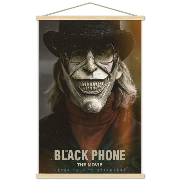 The Black Phone (2021) - One Sheet Wall Poster with Magnetic Frame, 22.375" x 34"