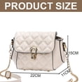 thumbnail image 2 of Adecuado para que las mujeres vayan a trabajar para tener citas. Bolso de hombro de gran capacidad, bolso cruzado de PU, 2 of 5