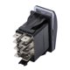 thumbnail image 5 of Modificación de coche, interruptor de luz de 12v de lejos y cerca, interruptor de yate, interruptor basculante impermeable de 8 pines, autobloqueo Sailing Electrónica, 5 of 5