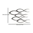 thumbnail image 2 of Modern Minimalist Metal Wall Art Decor, Elegant Atmospheric Hanging Wall Sculpture, Contemporary Accent for Home Interior Bar Living Room Bedroom Wall Decoration, 2 of 5
