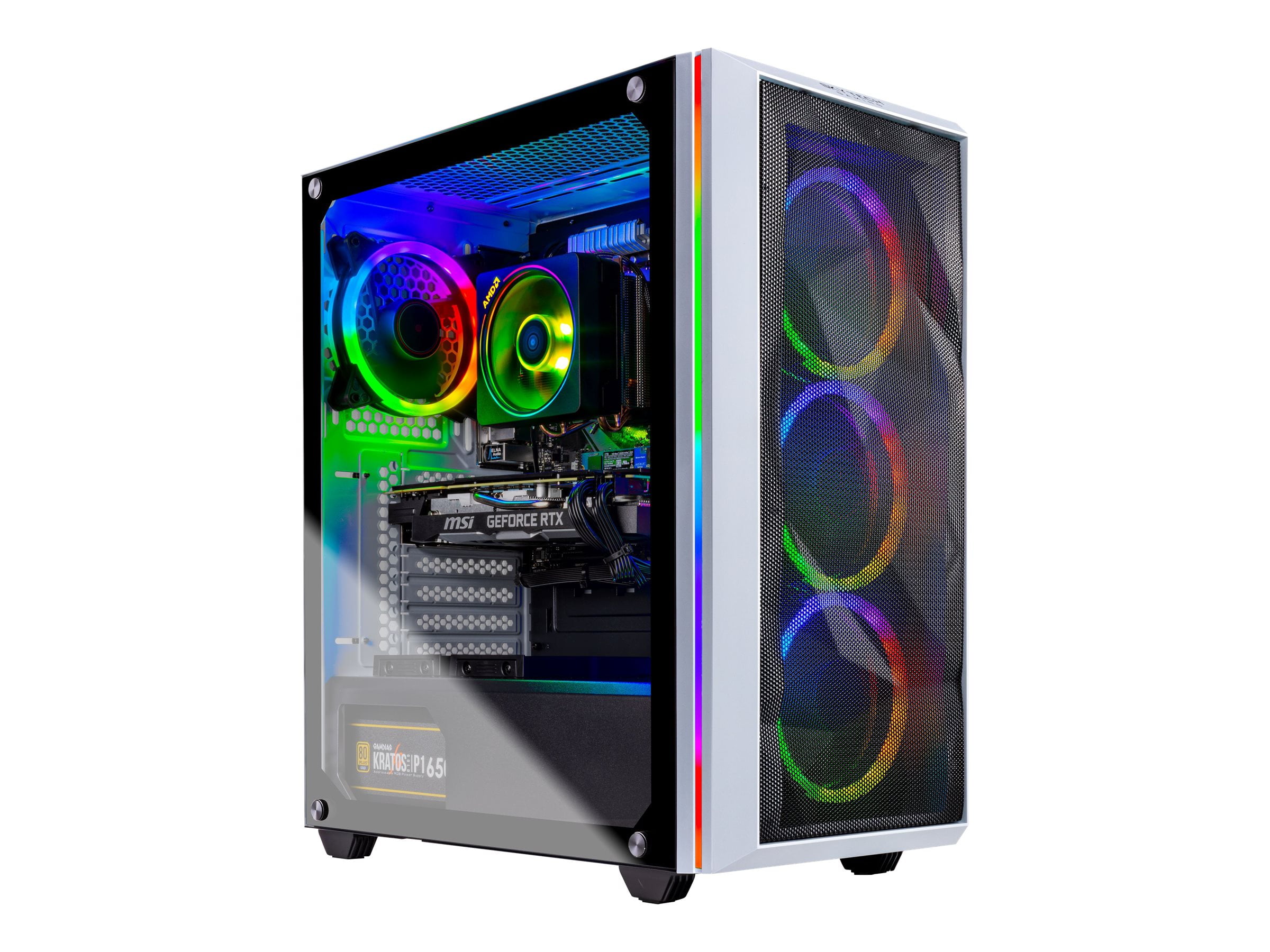 Skytech Chronos Gaming PC Desktop - AMD Ryzen 7 3700X 3.6GHz, RTX