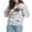 White, variant on IROINNID Sales Hoodie for Women Solid Casual Pullover Loose Long Sleeve Fall Basic Tops with Zipper Pocket,Black