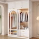 thumbnail image 5 of Apartment Storage Wardrobes Mirror Display Clothes Free Shipping Plastic Cabinets Bedroom Organizer Closets Abiertos Furniture My Lux Decor Round, 5 of 34